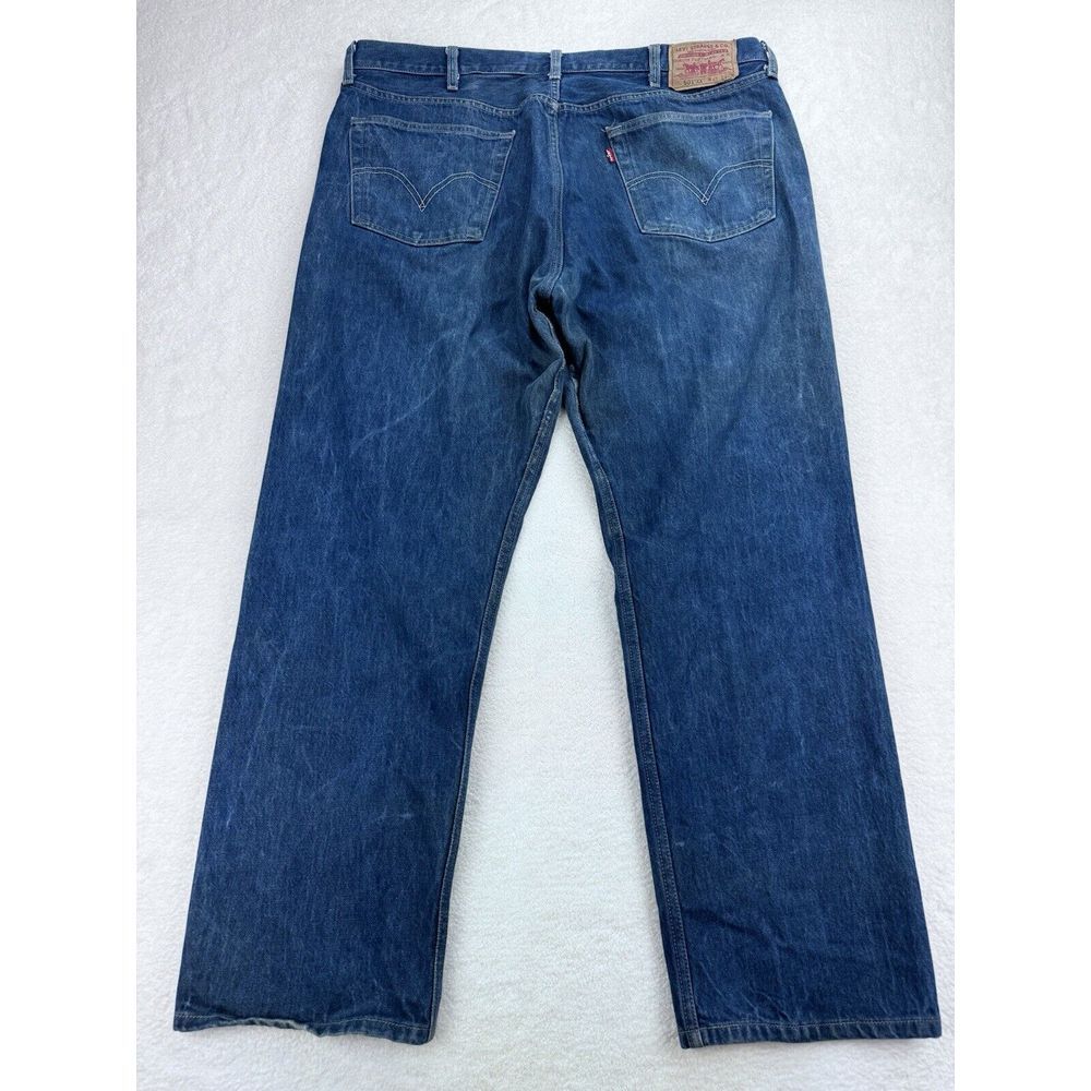 VTG Levis 501XX Jeans Men 42x32 Blue Button Fly Original Straight Fit Denim